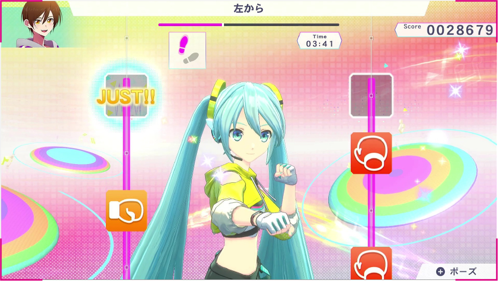 Hatsune Miku fitness boxing gameplay