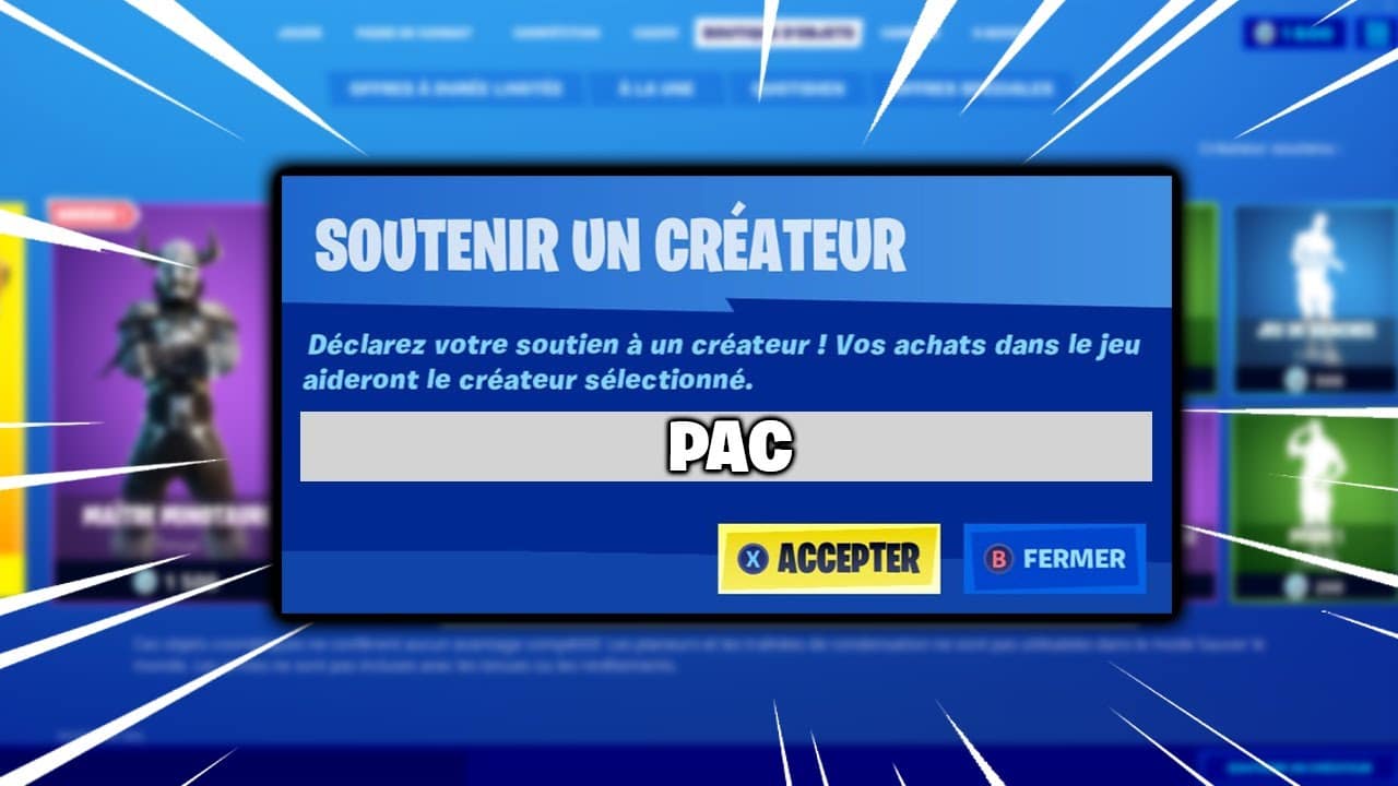 Fortnite Code Créateur