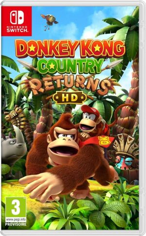 Jaquette Switch du jeu Donkey Kong Country Returns HD