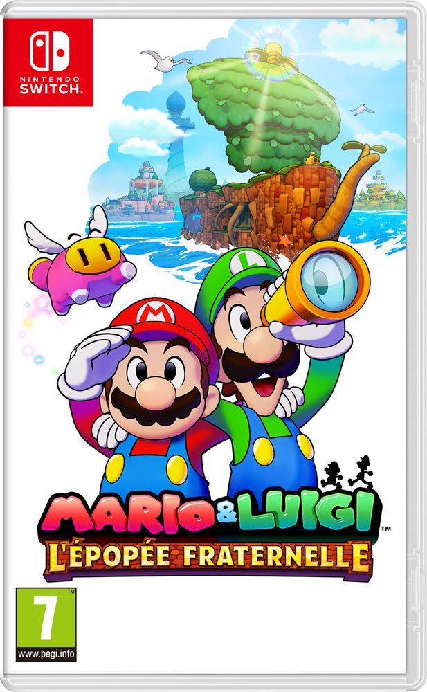 Jaquette du jeu Mario & Luigi : L'Épopée Fraternelle