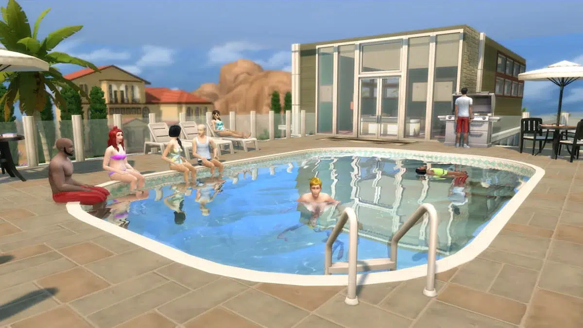 Sims 4 Mise à jour juillet 2024 piscines arrondies