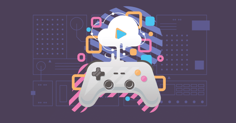 Illustration de la technologie du cloud gaming