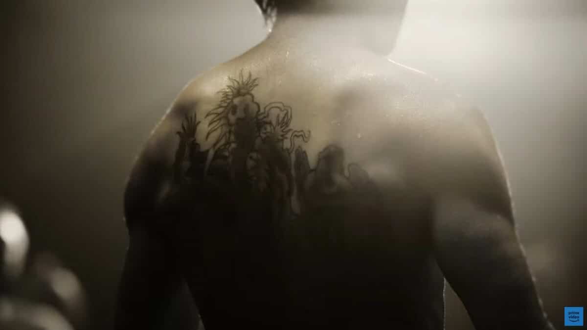 Le tatouage de Kiryu dans la série Like a Dragon Yakuza