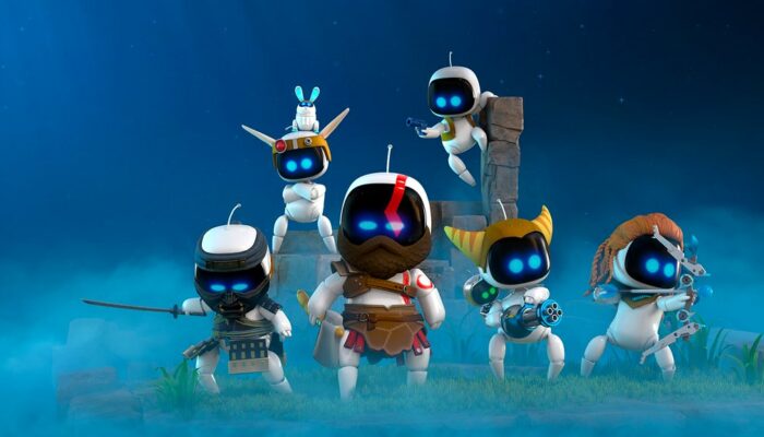 Personnages Astro Bot GOTY aux Game Awards 2024