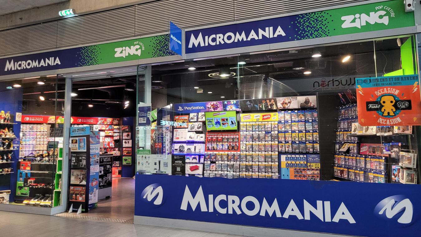 Boutique de jeux vidéo Micromania