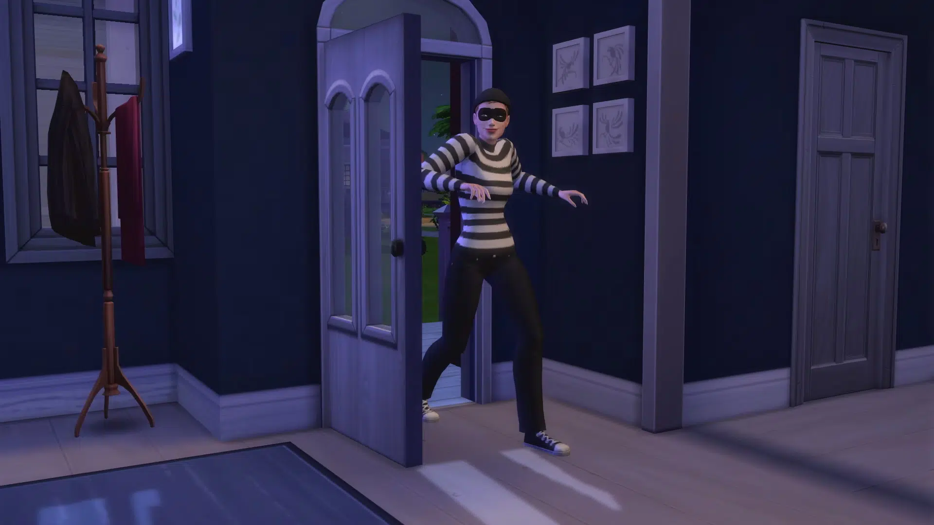 Retour du cambrioleur dans les Sims 4