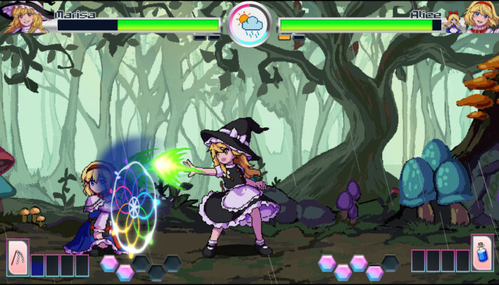 Touhou Dream Duel - Screenshot de phase de combats
