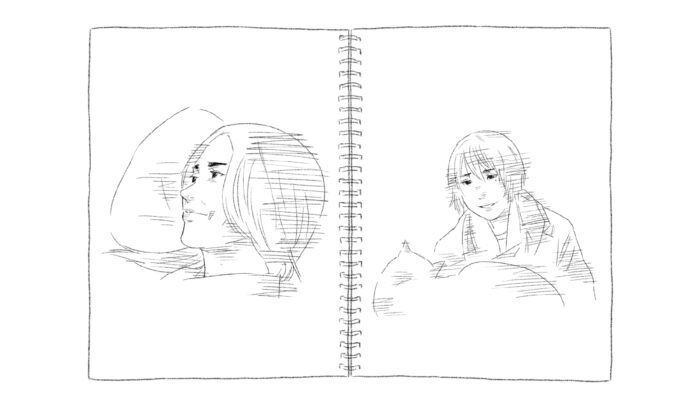 Image d'esquisses présentes dans Dear Me I Was
