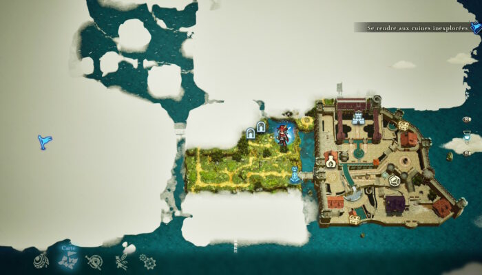 Carte du monde dans The Adventures of Elliot