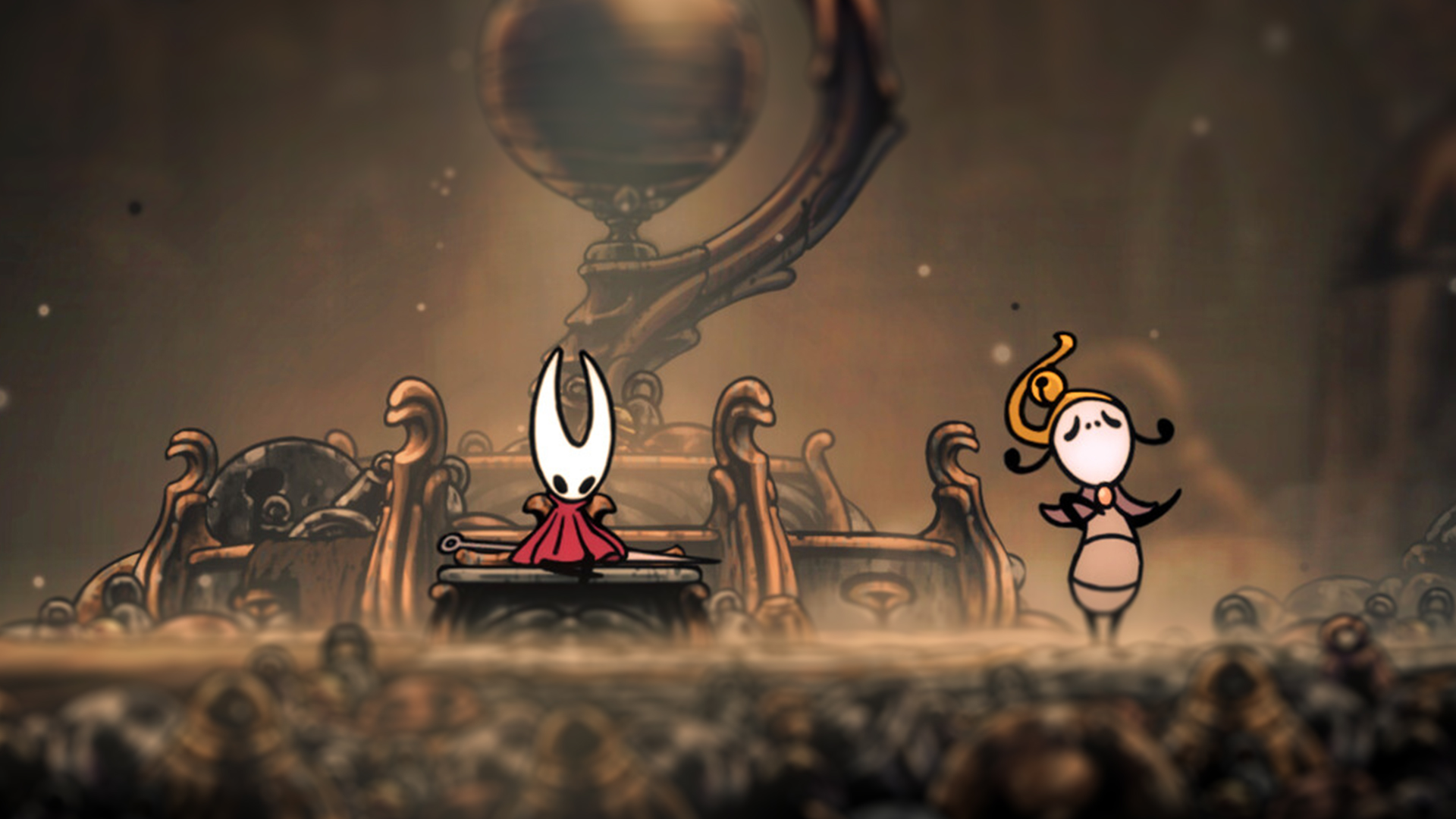 Le personnage d'Hollow Knight: Silksong dans une capture du jeu