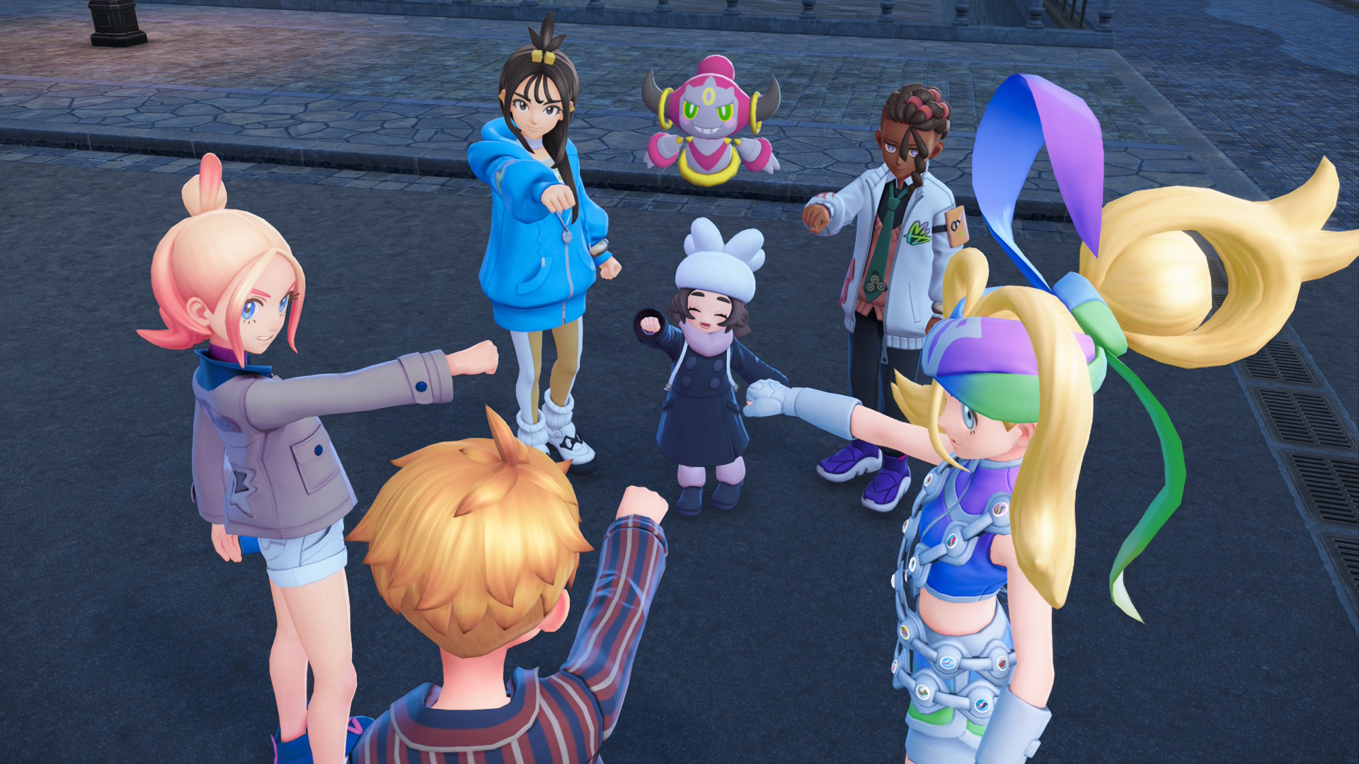 Toute l'équipe de la team MZ au complet dans Méga-Dimension